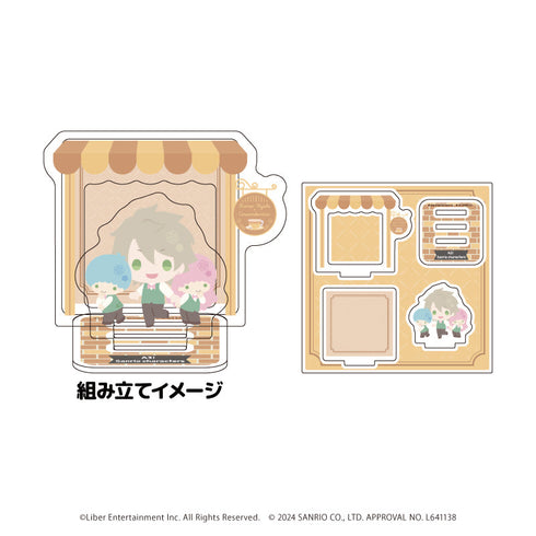 『A3!×Sanrio characters』アクリルスタンドプレート11/三好 一成×リトルツインスターズ(ミニキャライラスト)